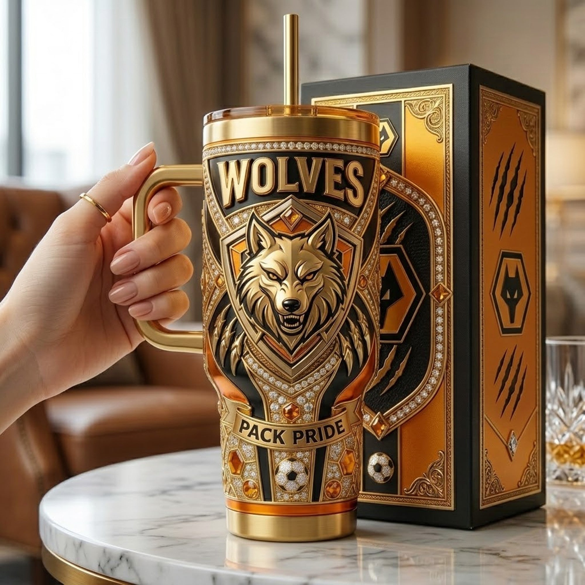 WOL 40oz Tumbler With Handle PDL