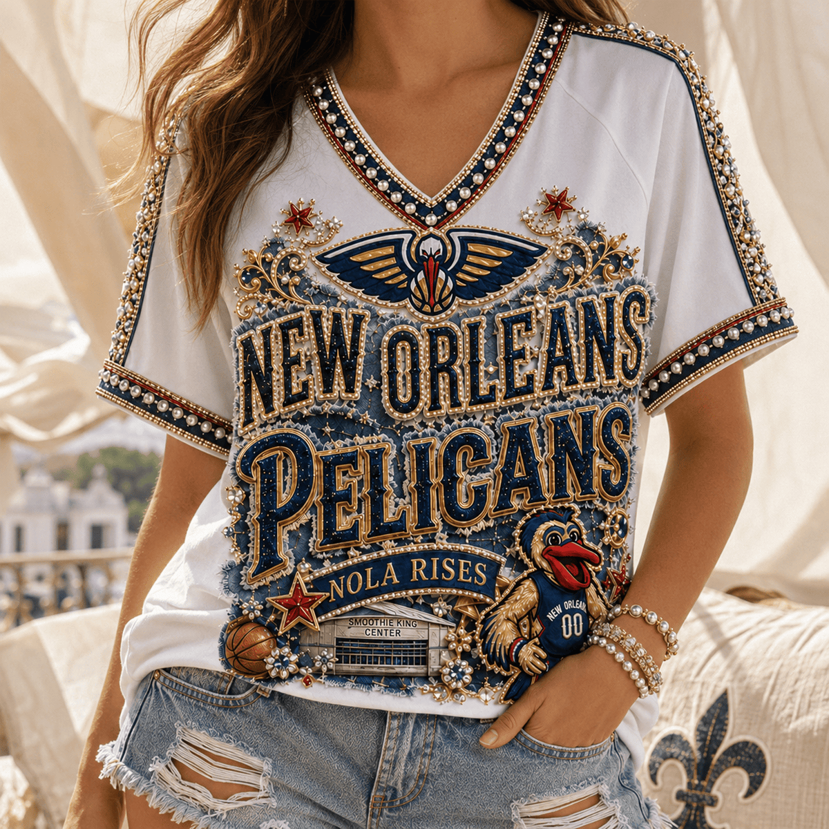 Premium NOP V-neck Shirt NPL